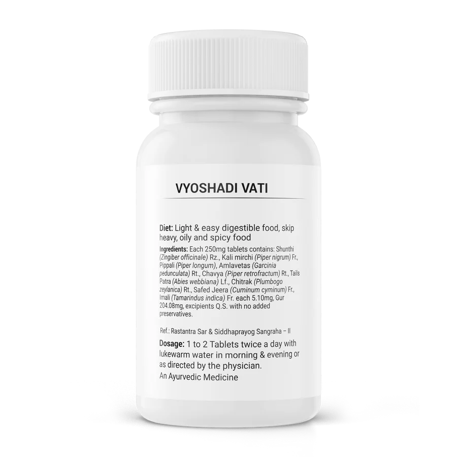 Krishna's Herbal & Ayurveda Vyoshadi Vati - 40 tablets