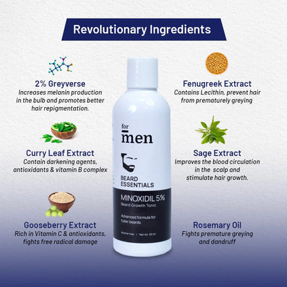 For Men Beard Essentials - 60 ml