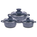 Wonderchef Granite Die-Cast Casserole Set 6 Pcs