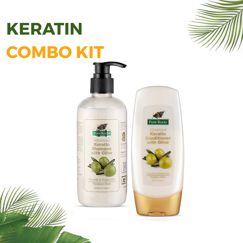 Pure Roots Advanced Keratin Shampoo & Conditioner Combo