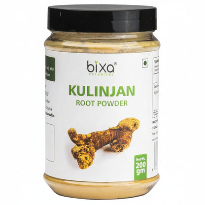 Bixa Botanical Kulinjan Root Powder Alpinia Galanga - 200 gms