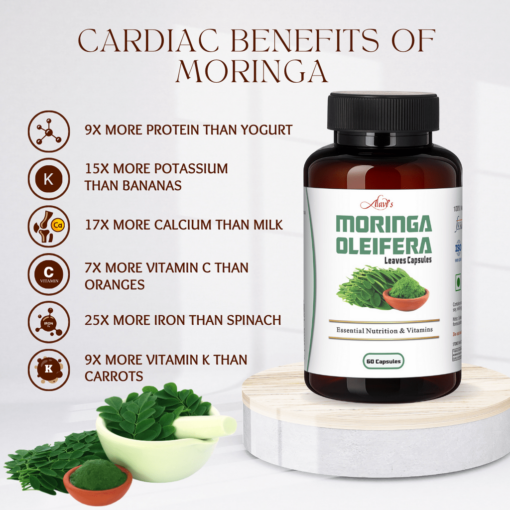 Alavi Moringa Oleifera 500 Mg - 60 Capsules
