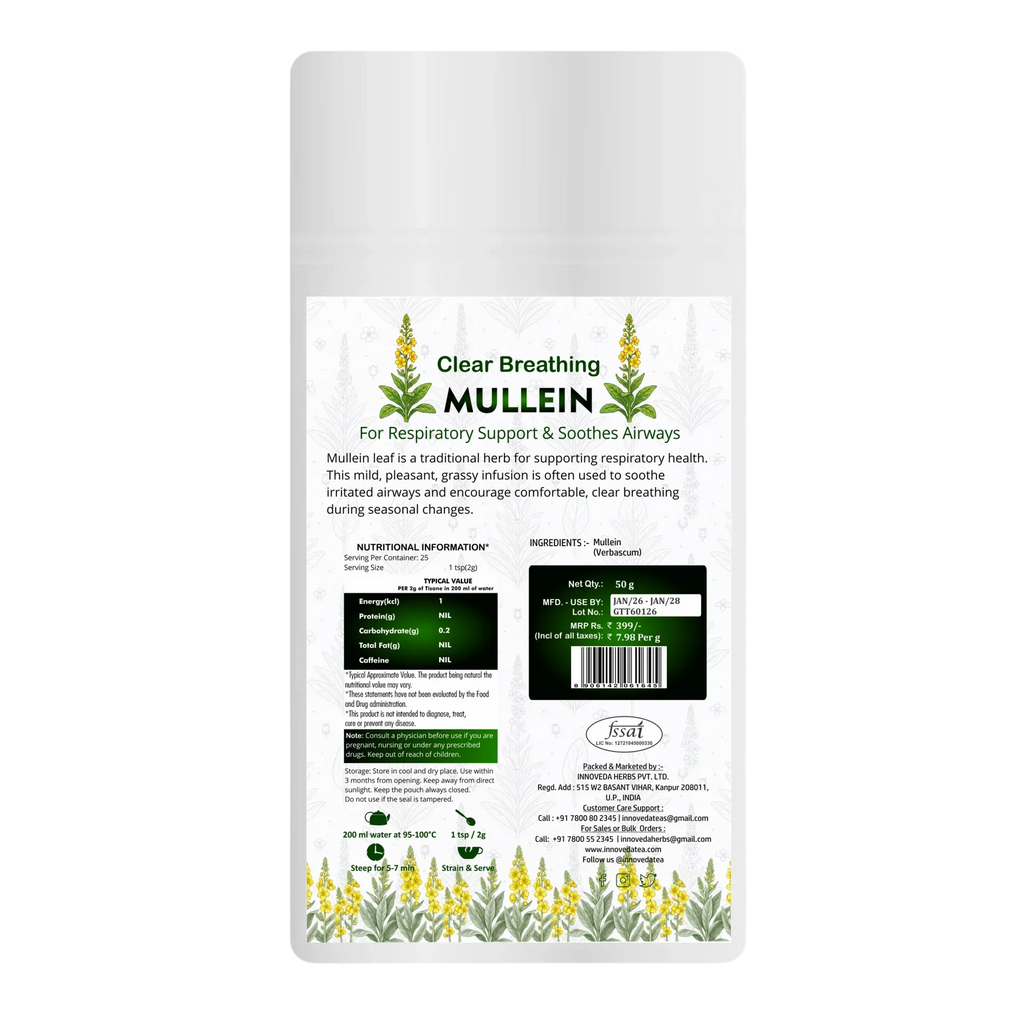 Innoveda Mullein Pure Leaf Tea - 50 gms