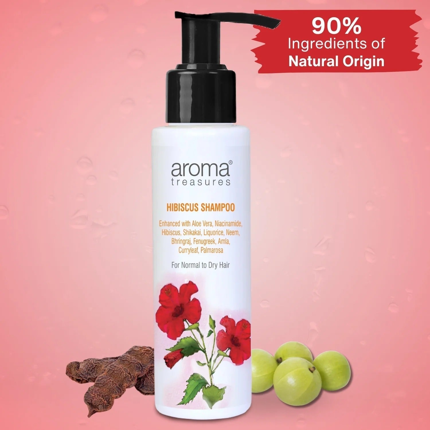 Aroma Treasures Hibiscus Shampoo - 100ml