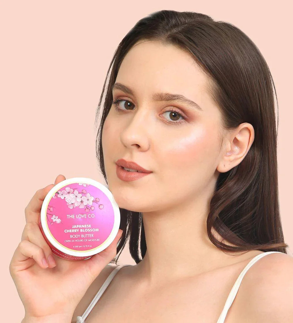 The Love Co. Japanese Cherry Blossom Body Butter - 200 gms