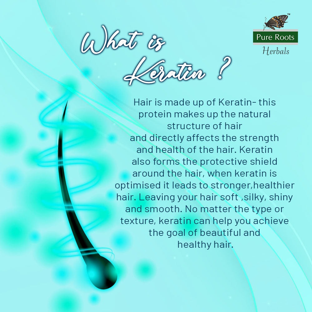 Pure Roots Keratin Instant Gloss Hair Serum - 100ml