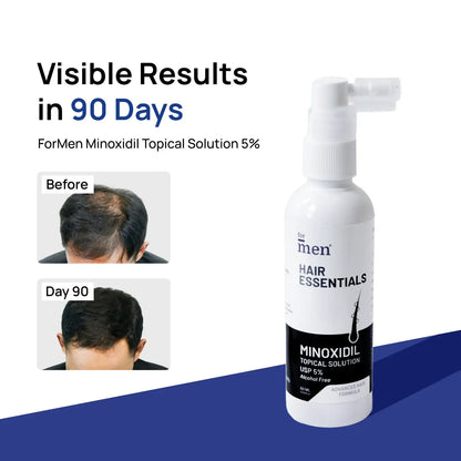 For Men Minoxidil Topical Solution - 60 ml ( Pack of 3)