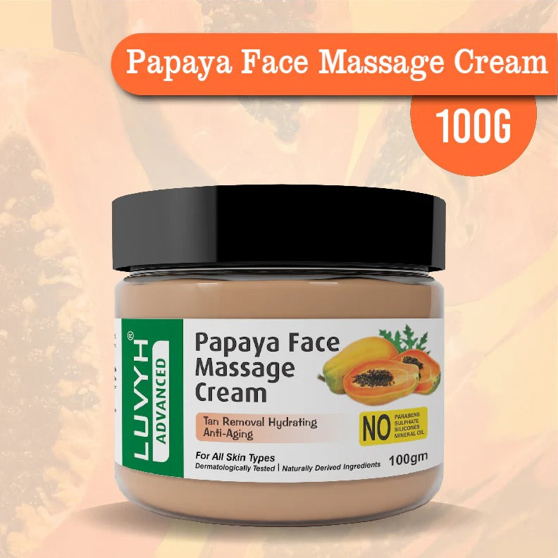 LuvYH Papaya Face Massage Cream - 100g