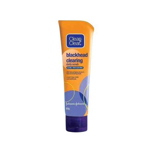Clean & Clear Blackhead Eraser Scrub - 80 gms Tube (Pack of 2)