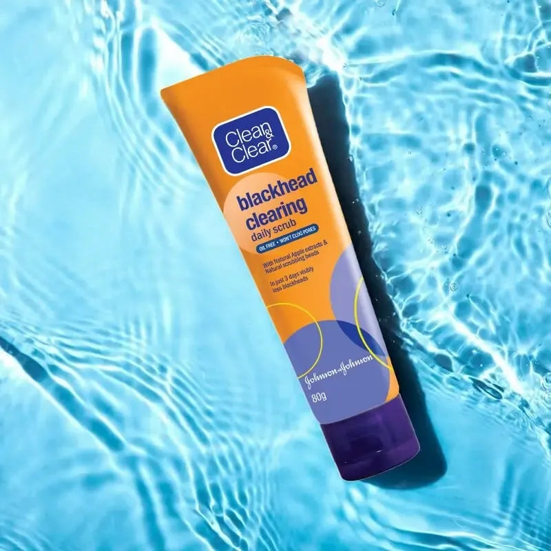 Clean & Clear Blackhead Eraser Scrub - 80 gms Tube (Pack of 2)