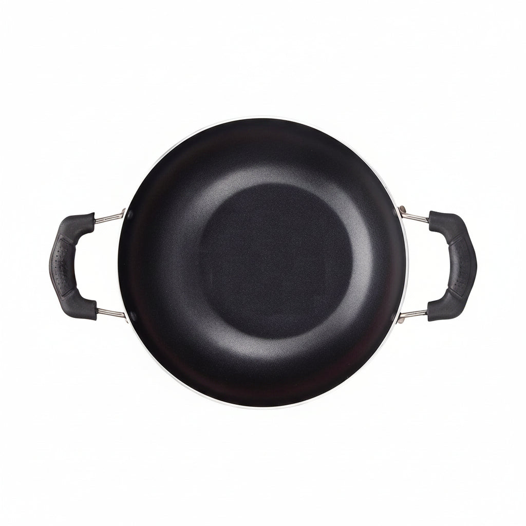Navrang Aluminium Kadai 220mm 2L