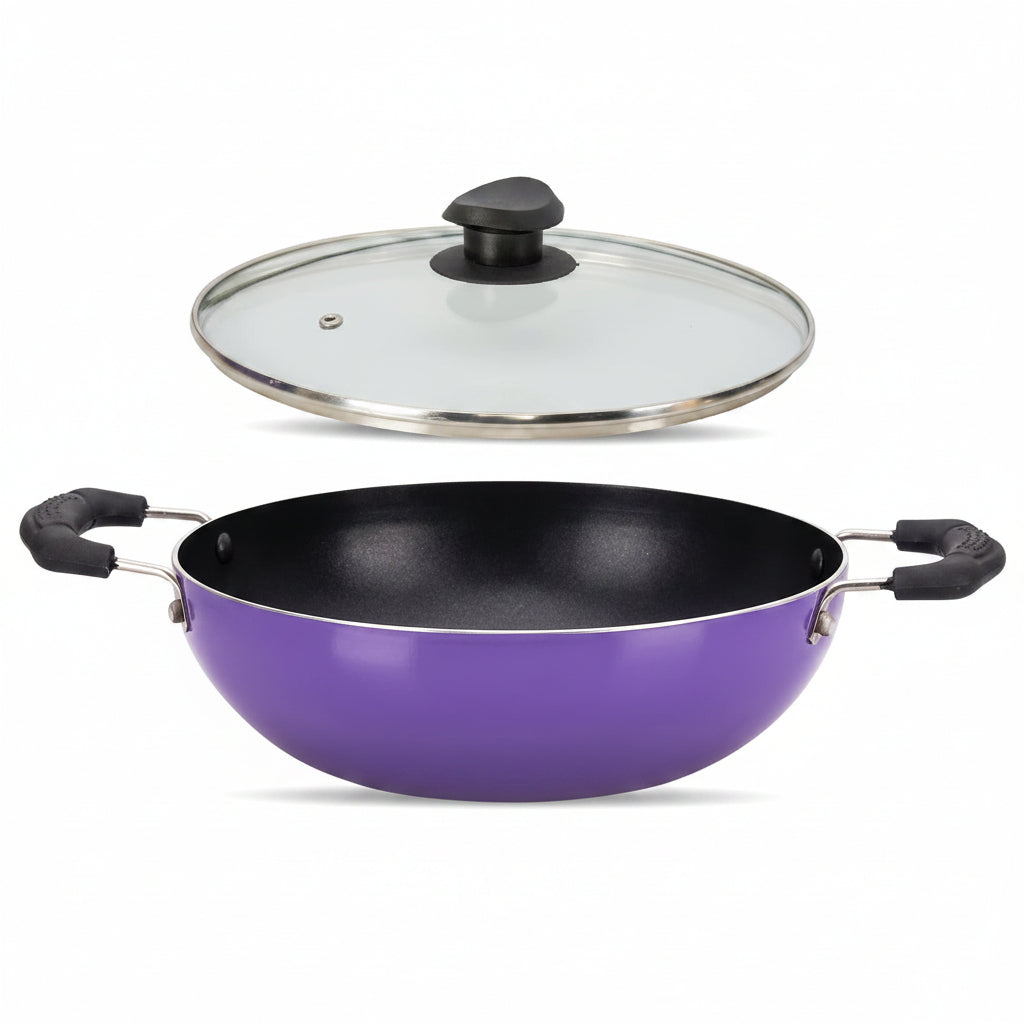 Navrang Aluminium Kadai 220mm 2L