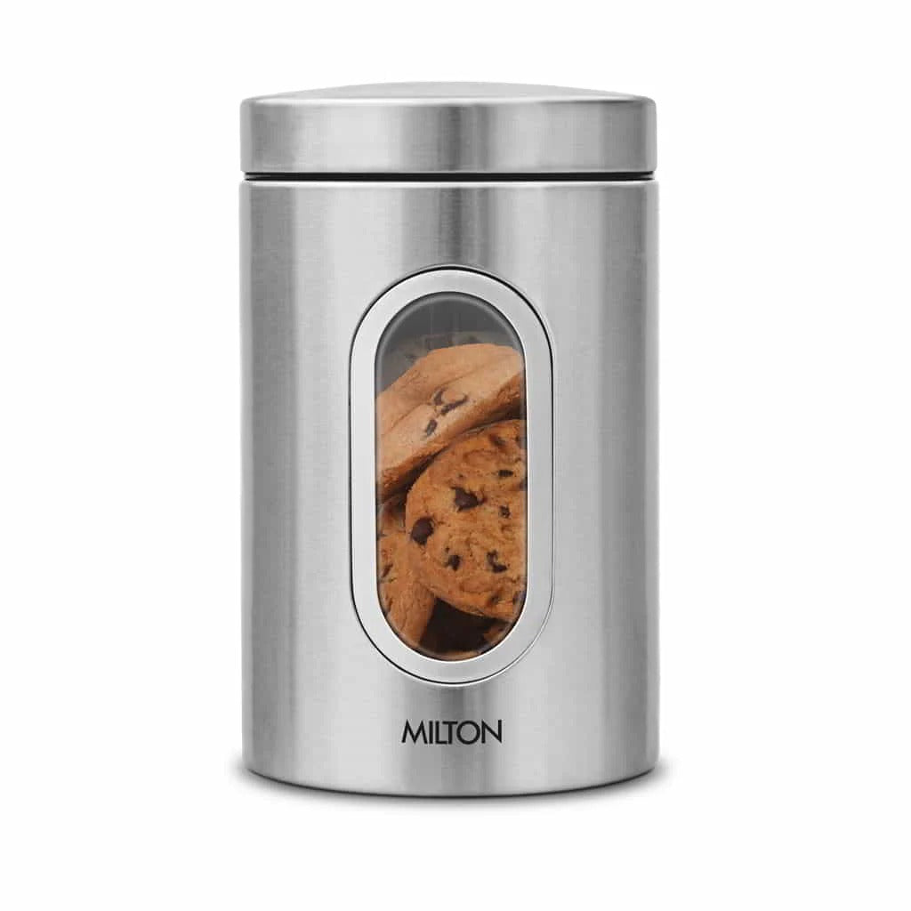 Milton Steel Clear Round Jar