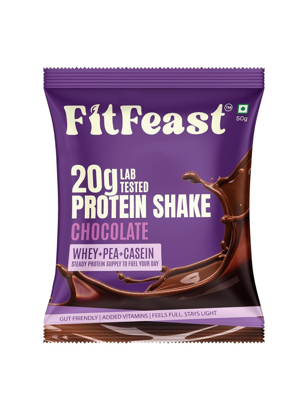 FitFeast Protein Shake Sachet - Pack of 7(20g Each Pack)