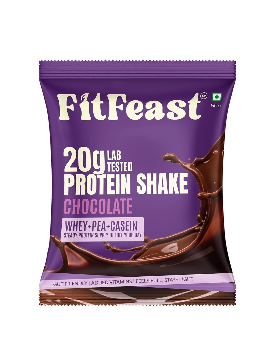 FitFeast Protein Shake Sachet - Pack of 7(20g Each Pack)