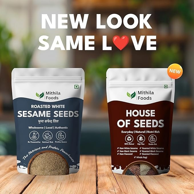 Mithila Foods  Roasted White Sesame Seeds