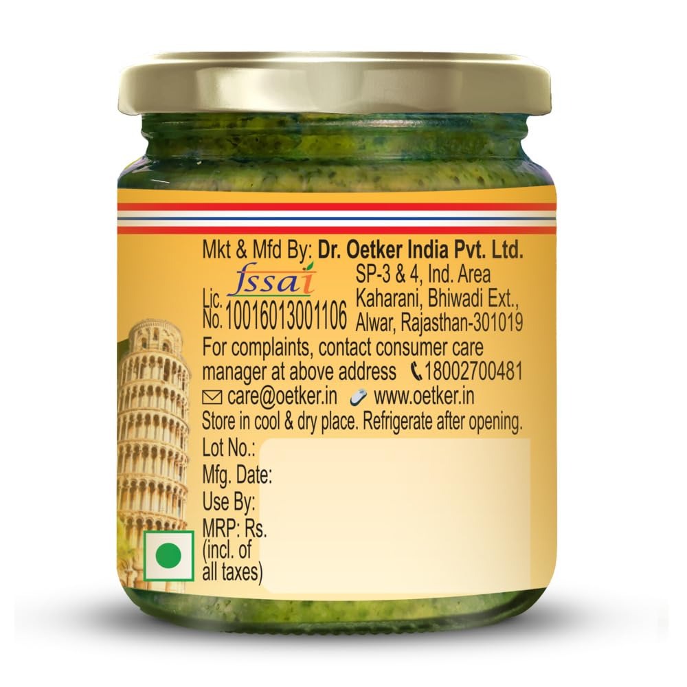 Dr. Oetker FunFoods Italian Basil Pesto - 190g