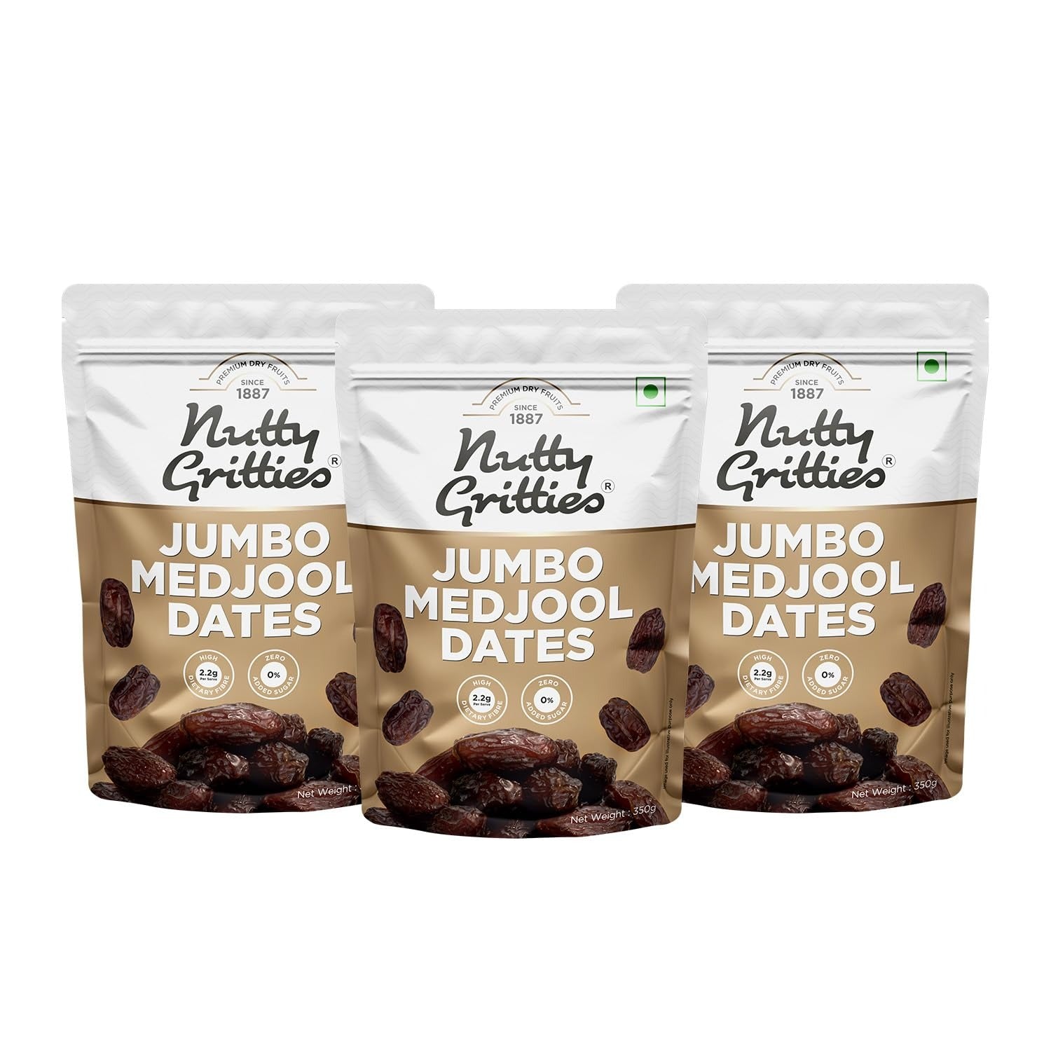 Nutty Gritties Premium Medjoul/Mejdool Date - 350g