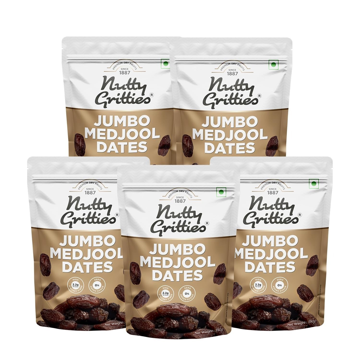 Nutty Gritties Premium Medjoul/Mejdool Date - 350g