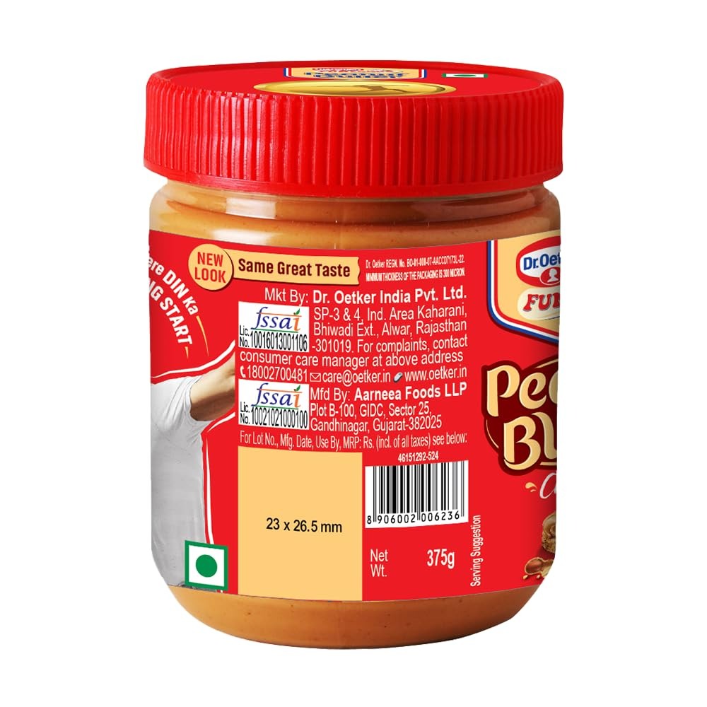 Dr. Oetker FunFoods Peanut Butter Creamy - 375g