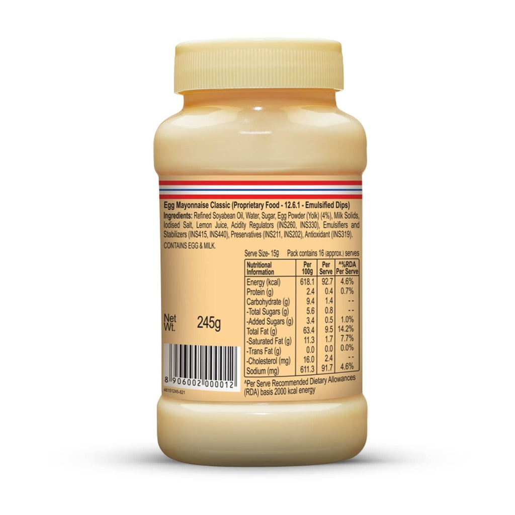 Dr. Oetker FunFoods Egg Mayonnaise Classic - 245g
