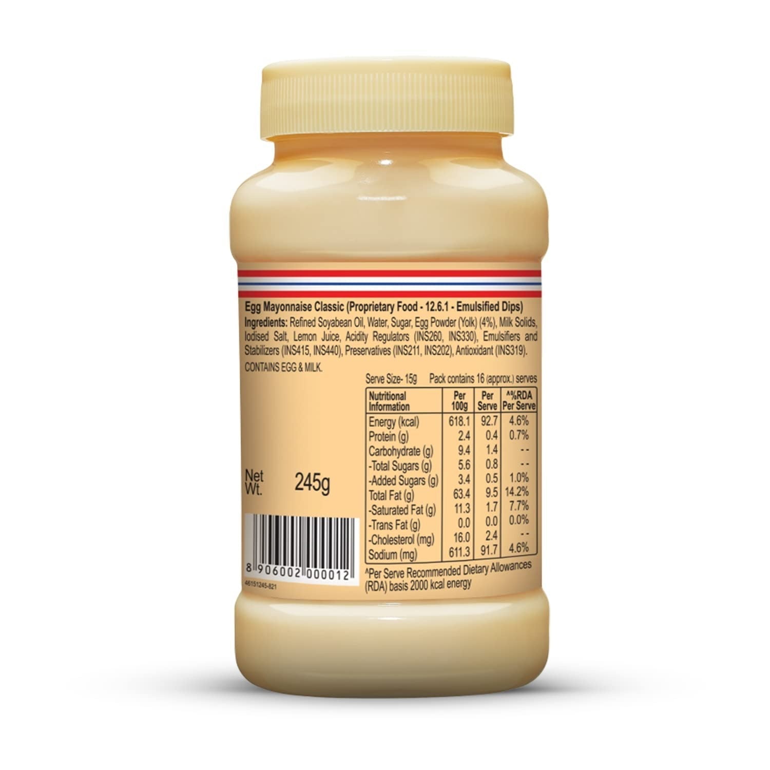 Dr. Oetker FunFoods Egg Mayonnaise Classic - 245g