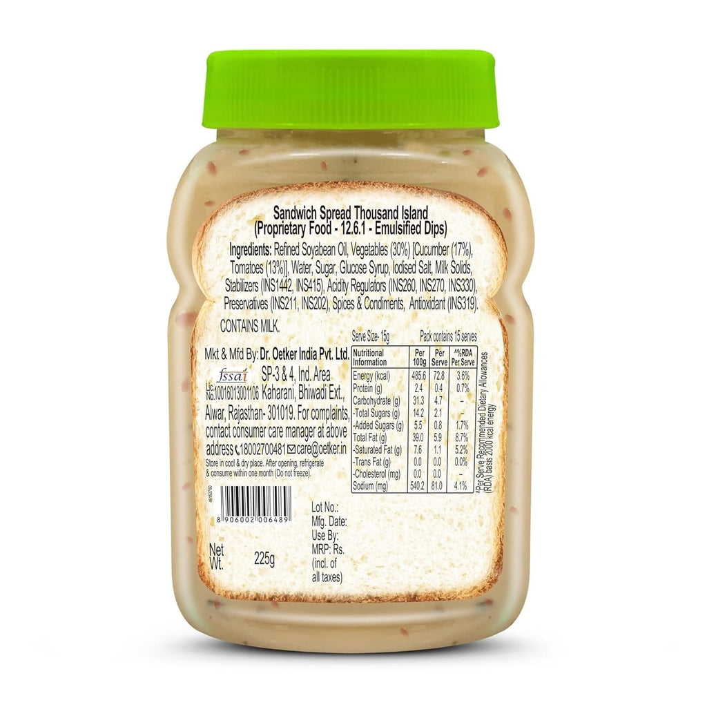 Dr. Oetker FunFoods Thousand Island Sandwich Spread - 225g