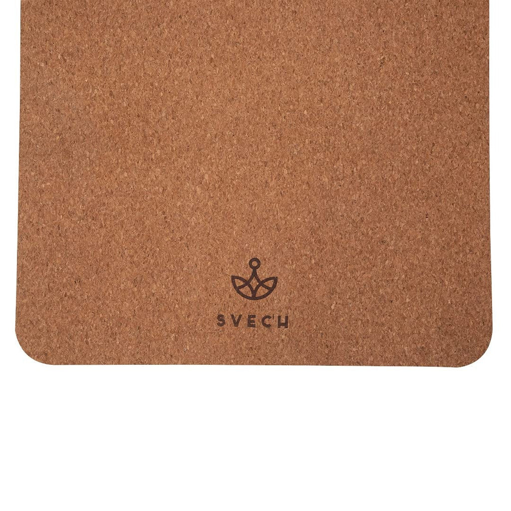 Svech Eco Friendly Fitness Workout Thick Tpe Exercise Airy Cork Yoga Mat