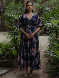 Anayna Women Floral Printed Fit & Flare Ethnic Dress