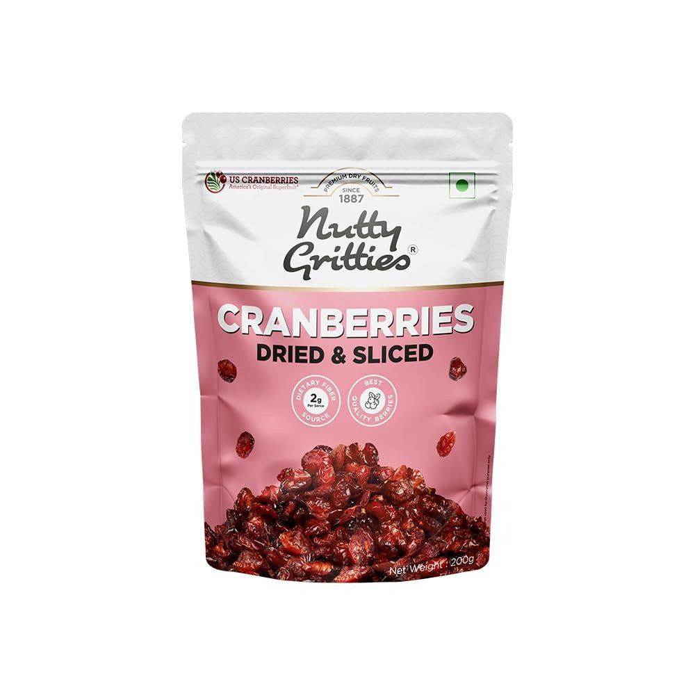 Nutty Gritties Dried US Cranberries -  200g