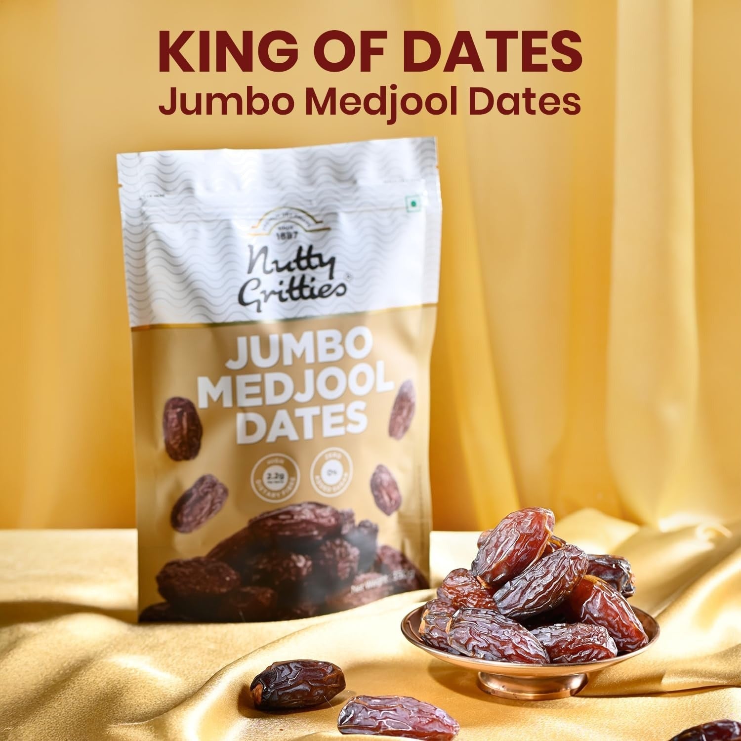 Nutty Gritties Premium Medjoul/Mejdool Date - 350g