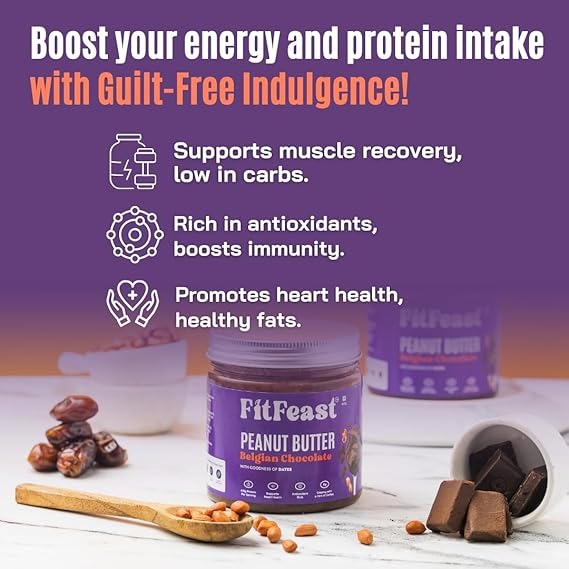 FitFeast Peanut Butter - 400 gms