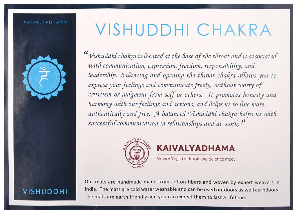 Arka Kaivalyadhama Vishuddhi Chakra Best Yoga Mat 4mm