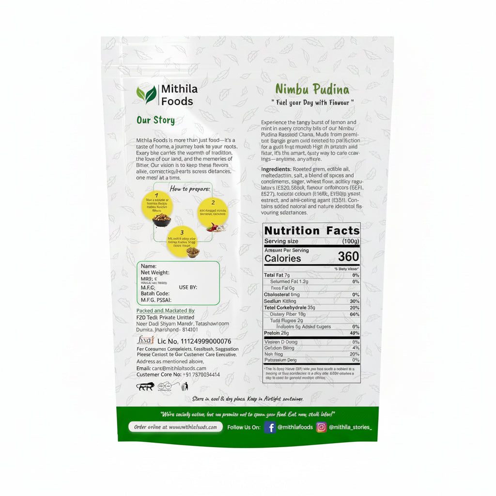 Mithila Foods Roasted Chana
