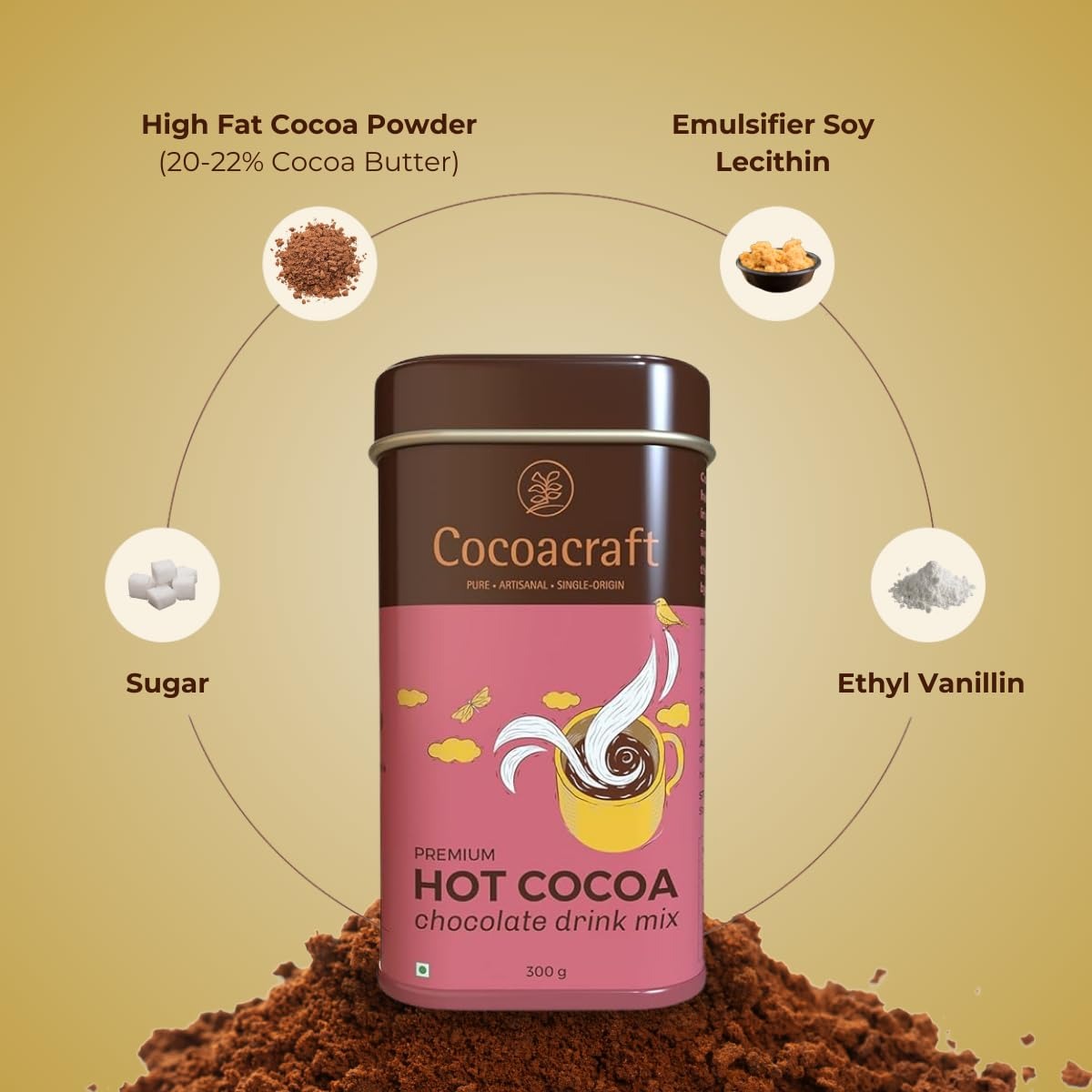 Cocoacraft Hot Cocoa Chocolate Mix - 300g
