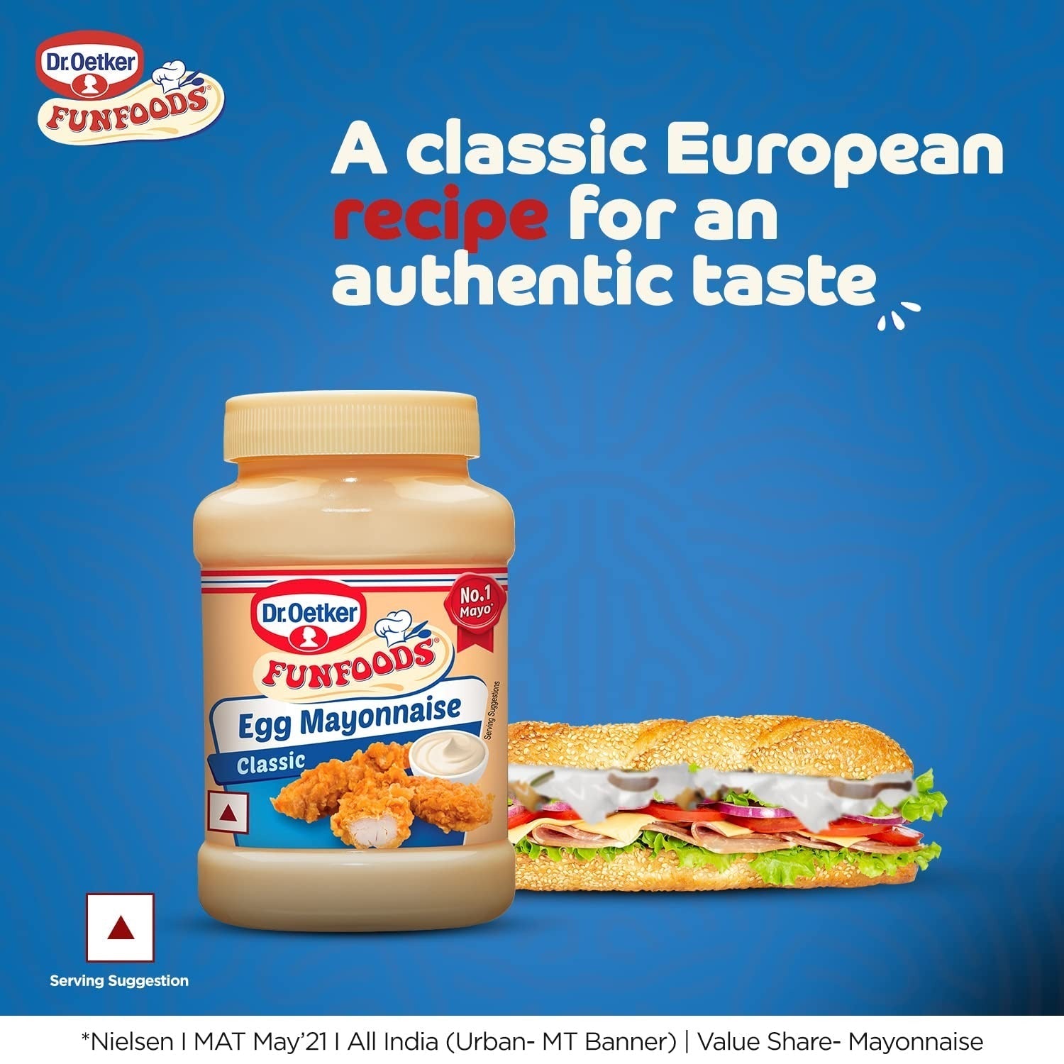 Dr. Oetker FunFoods Egg Mayonnaise Classic - 245g