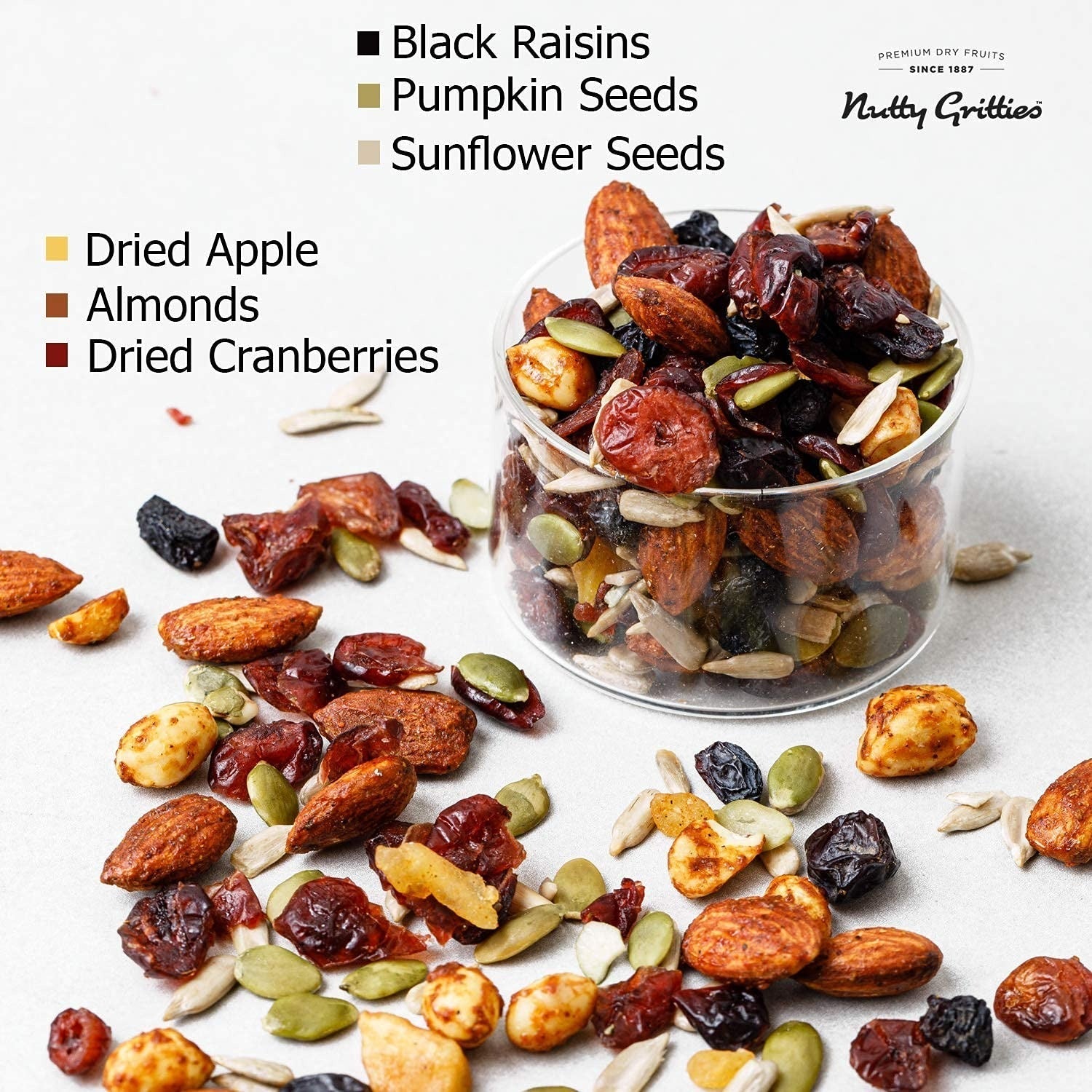 Nutty Gritties Spicy Trail Mix - Pack of 10(24g Each Pack)