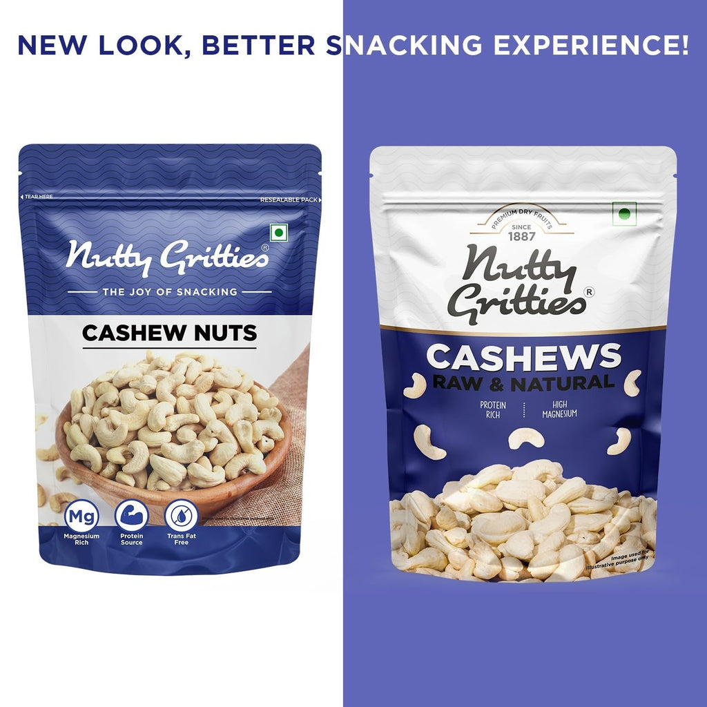 Nutty Gritties Premium Jumbo Size Cashews  - 200g