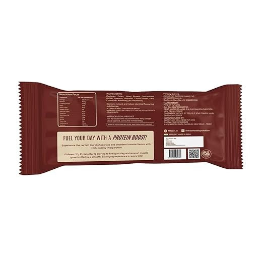 FitFeast Nutty Brownie Dessert Protein Bar