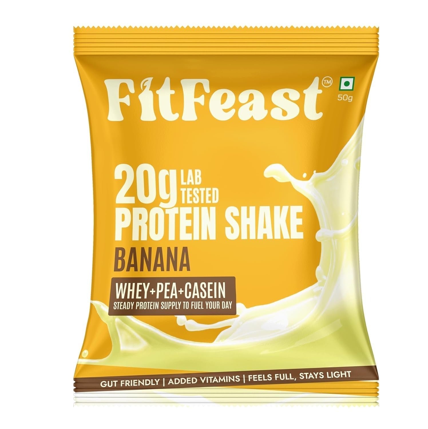 FitFeast Protein Shake Sachet - Pack of 7(20g Each Pack)