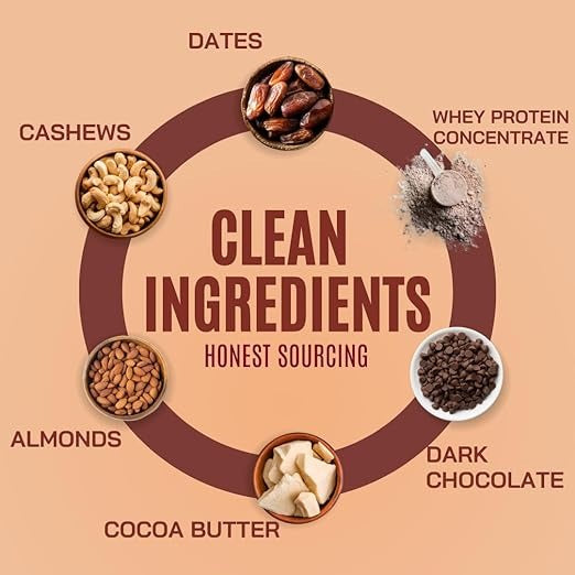 FitFeast Nutty Brownie Dessert Protein Bar
