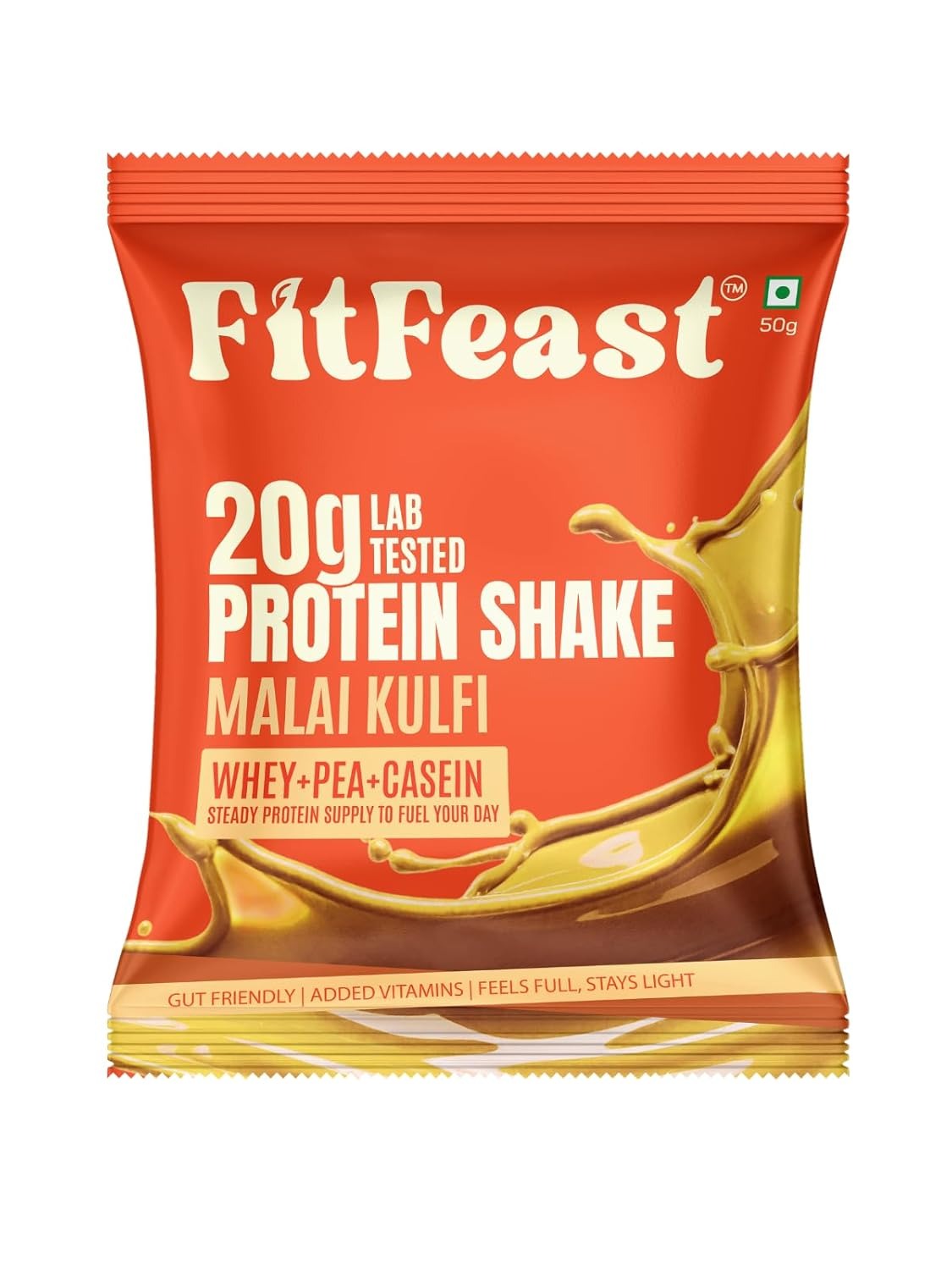 FitFeast Protein Shake Sachet - Pack of 7(20g Each Pack)
