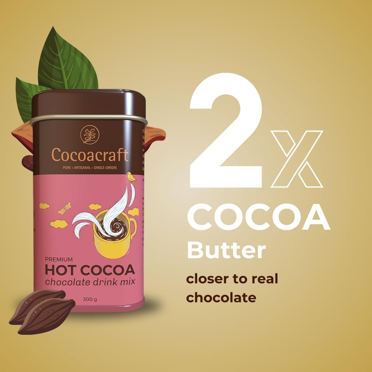 Cocoacraft Hot Cocoa Chocolate Mix - 300g
