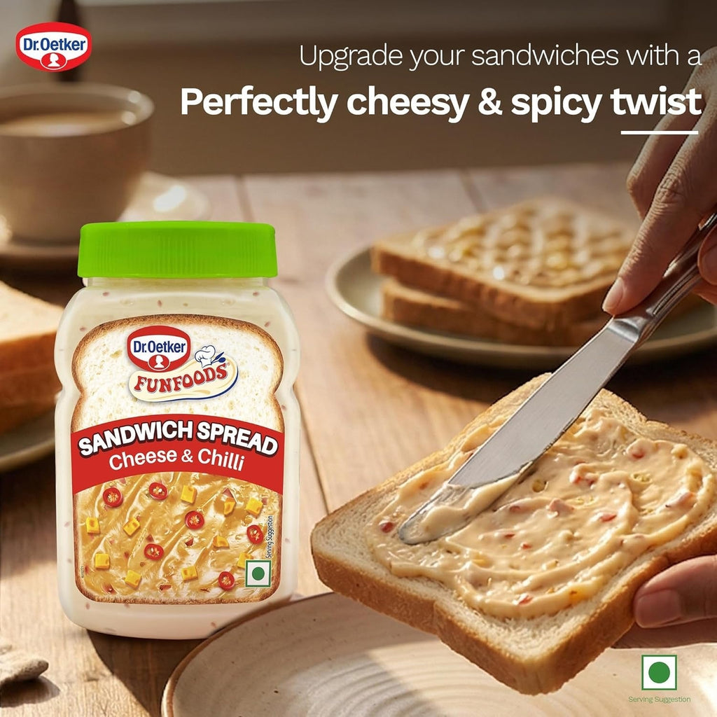 Dr. Oetker FunFoods Cheese & Chilli Sandwich Spread - 225g