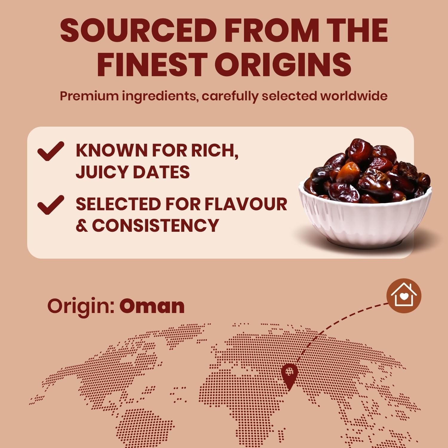 Nutty Gritties Premium Dates Omani - 500g