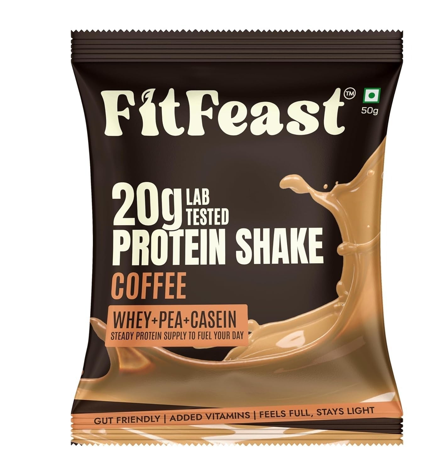 FitFeast Protein Shake Sachet - Pack of 7(20g Each Pack)