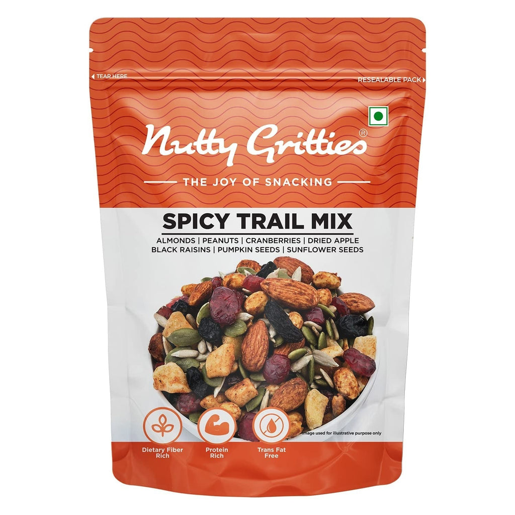 Nutty Gritties Spicy Trail Mix - Pack of 10(24g Each Pack)