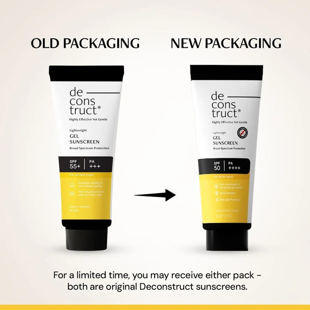 Deconstruct Gel Sunscreen SPF 50 PA++++ - 50 gms