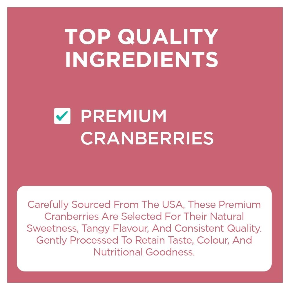Nutty Gritties Dried US Cranberries -  200g