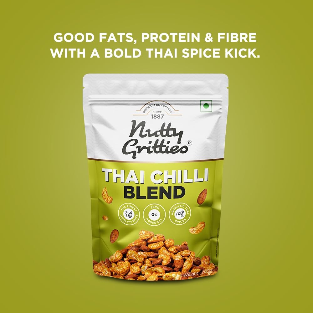 Nutty Gritties Thai Chilli Blend Trail Mix - 200g